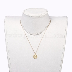 Brass Pendant Necklaces&nbsp;NJEW-JN02679-03