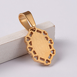 304 Stainless Steel Pendants&nbsp;STAS-F100-52