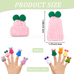 50Pcs Mini Pet Woolen Yarn Hat&nbsp;DOLL-CP0001-03