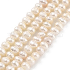 Natural Cultured Freshwater Pearl Beads Strands&nbsp;PEAR-C003-17B