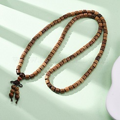Wood Round Beads Wrap Bracelets&nbsp;BJEW-U041-02A