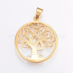 304 Stainless Steel Big Pendants&nbsp;STAS-H450-50G