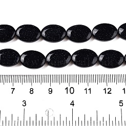 Synthetic Blue Goldstone Beads Strands&nbsp;G-M206-54