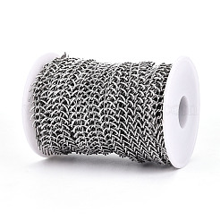 304 Stainless Steel Fishbone Link Chains&nbsp;CHS-N004-01P