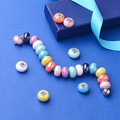 Handmade Porcelain European Beads&nbsp;OPDL-JP0001-02