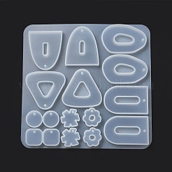 DIY Silicone Pendant Molds&nbsp;DIY-G079-12A