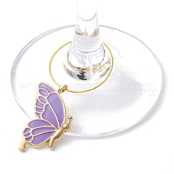 Alloy Enamel Wine Glass Charms&nbsp;AJEW-JO00240