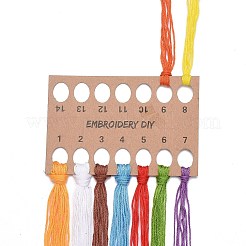 DIY Woven Net/Web with Feather Pattern Embroidery Kit&nbsp;DIY-O021-20