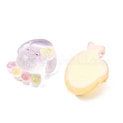 Ocean Theme Transparent Resin & Paillette Cabochons&nbsp;RE-CBA9C4E-01