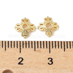 Brass Bead Caps&nbsp;X-KK-V015-16G-01