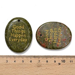 Natural Unakite Pendants&nbsp;G-K353-06C
