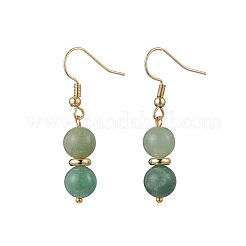 Round Natural Banded Agate & Green Aventurine Beaded Necklace & Bracelet & Dangle Earring Sets&nbsp;SJEW-JS01327