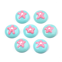 Opaque Resin Enamel Cabochons&nbsp;CRES-N031-023
