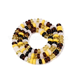 Opaque & Imitation Jade & Transparent Glass Beads Strands&nbsp;GLAA-Q113-05A
