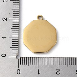 Ion Plating(IP) 304 Stainless Steel Pendants&nbsp;STAS-D025-08G