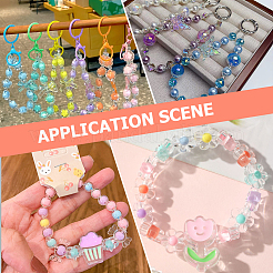 320Pcs 8 Styles Transparent Acrylic Beads&nbsp;OACR-PA0001-96