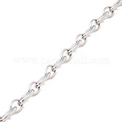 Non-Tarnish 304 Stainless Steel Oval Link Chains&nbsp;CHS-F017-05A-P