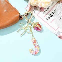 Alloy & Resin Pendant Decorations&nbsp;HJEW-YW00401-02