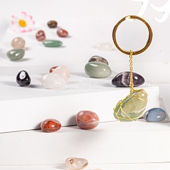 78Pcs 5 Style Natural Amethys & Rose Quartz & Green Aventurine & Botswana Agate & Dendritic Agate Beads&nbsp;G-LS0001-06