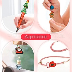 12Pcs 12 Styles Christmas Silicone Beads&nbsp;SIL-FS0001-38