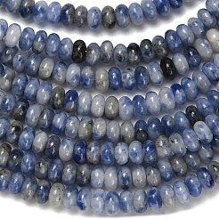 Natural Blue Spot Jasper Beads Strands&nbsp;G-L635-A12-4x2mm