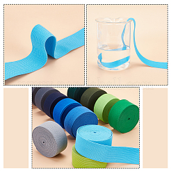 30M 12 Colors Colored Flat Elastic Band&nbsp;EC-BC0001-51