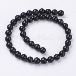 Natural Obsidian Beads Strands&nbsp;X-G-G099-10mm-24