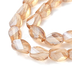 Electroplate Glass Beads Strands&nbsp;EGLA-L045-C-PL04