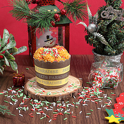 120G 3 Colors Christmas Themed Handmade Polymer Clay Beads&nbsp;CLAY-SC0002-08