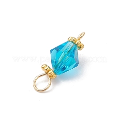 Imitation Austrian Crystal Connector Charms&nbsp;PALLOY-JF04493