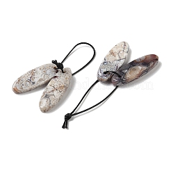 2Pcs Natural Mexican Agate Pendants&nbsp;G-B105-01I
