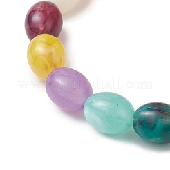 Acrylic Beaded Stretch Bracelets for Women&nbsp;BJEW-JB12166-01