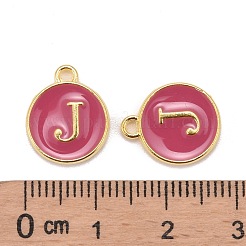 Golden Plated Alloy Enamel Charms&nbsp;ENAM-S118-08J