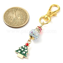 15Pcs 15 Style Christmas Alloy Enamel Pendant Decorations&nbsp;HJEW-JM02205