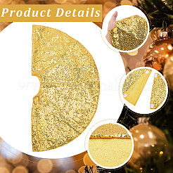Polyester Christmas Tree Skirt&nbsp;DIY-WH20032-86A