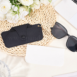 1Pc Rectangle Imitation Leather Eyeglass Case&nbsp;AJEW-CN0005-50B