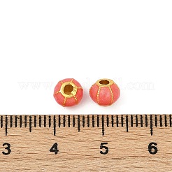 Brass Enamel Beads&nbsp;KK-Q081-04B-MG