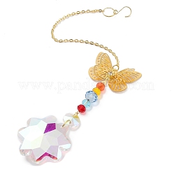 Hollow Alloy Hanging Ornaments&nbsp;HJEW-Q012-05B