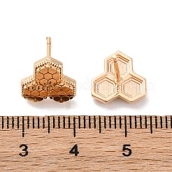 Brass Stud Earrings&nbsp;EJEW-D288-10G