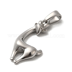 Non-Tarnish 304 Stainless Steel Pendants&nbsp;STAS-M322-09P