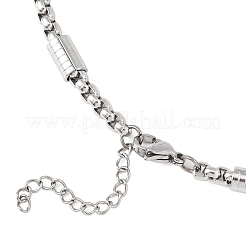 5.5MM 304 Stainless Steel Rectangle Box Chain Necklaces&nbsp;NJEW-JN05546