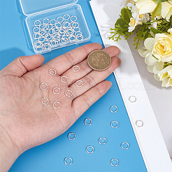 100Pcs Rack Plating Brass Open Jump Rings&nbsp;KK-PH0013-59B