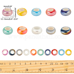 Electroplate Porcelain Beads&nbsp;PORC-PH0001-10