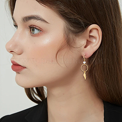 40Pcs 2 Colors Brass Earring Hooks&nbsp;KK-SC0006-52