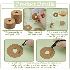 Paper Wine Glass Charms&nbsp;DIY-WH0060-46B-02