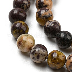 Natural Cherry Blossom Jasper Beads Strands&nbsp;G-C079-A02-03