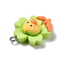 Opaque Resin Pendants&nbsp;RESI-D055-081P