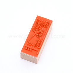 Wooden Stamps&nbsp;AJEW-WH0018-64E