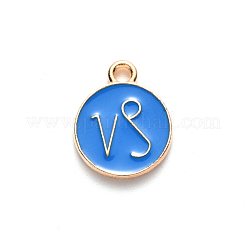 Alloy Enamel Pendants&nbsp;X-ENAM-S124-01A-02E