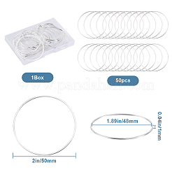 50Pcs Brass Linking Rings&nbsp;KK-SP0002-12A